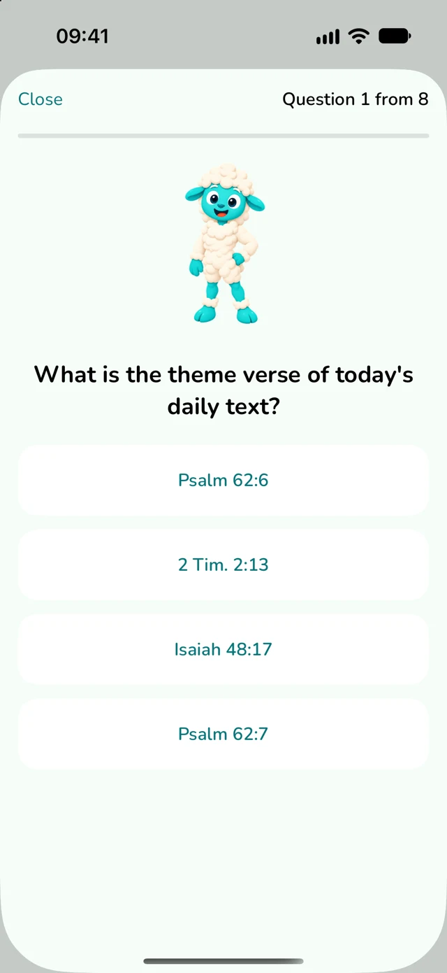 Eden main app screen